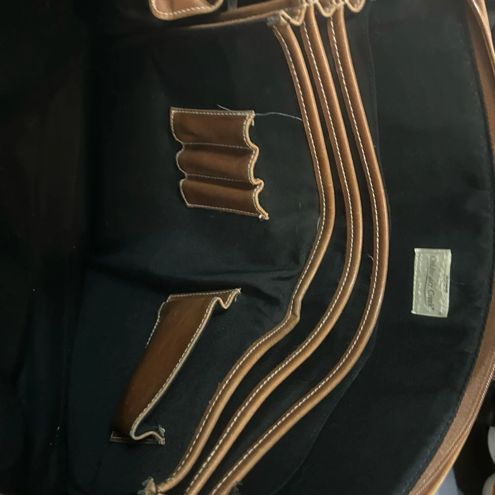 Coldwater Creek Brown Laptop Bag with Structured Design